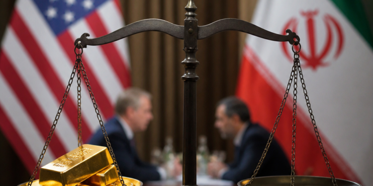 El oro continúa bajo presión en medio de negociaciones entre EE.UU. e Irán