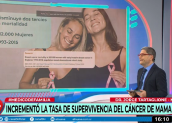 Jorge Tartaglione sobre el cáncer de mama: “Es crucial: 9 de cada 10 mujeres de entre 30 y 40 años pueden curarse”