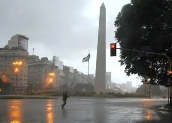 Tormentas y descenso de temperatura en el AMBA