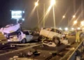 Accidente múltiple en Panamericana: seis vehículos implicados y cinco heridos